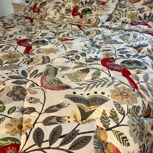 Pottery Barn Comforter and Shams